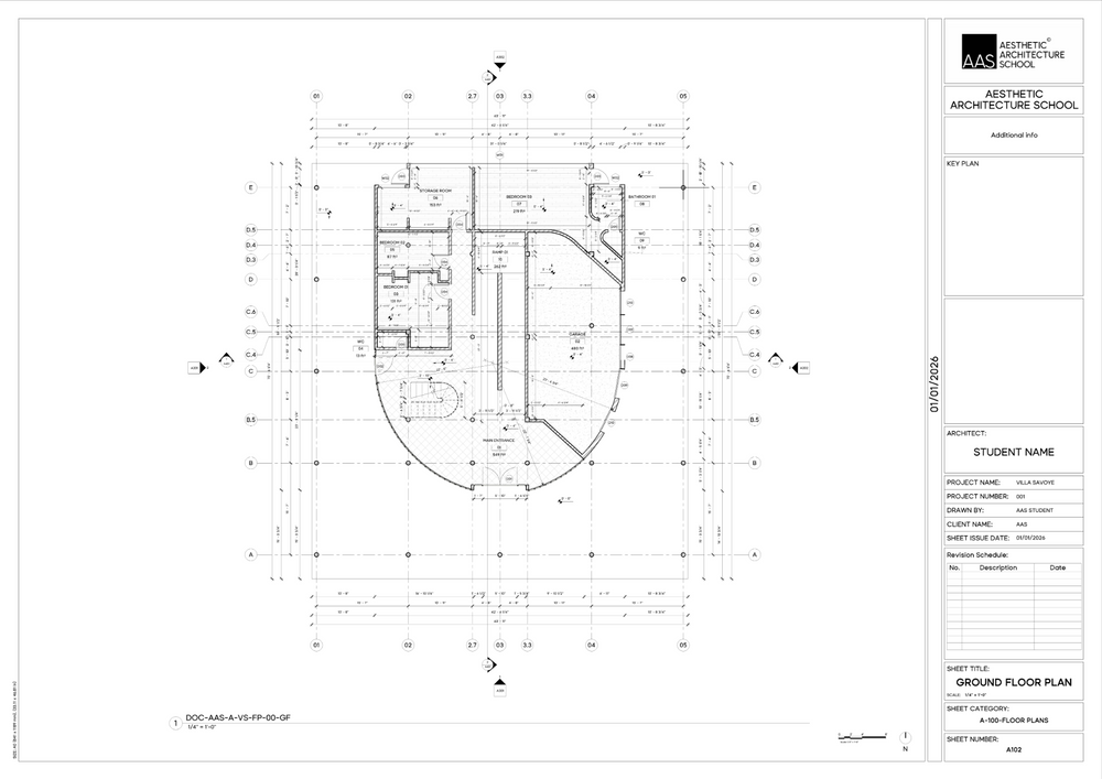 A-102 - Ground Floor Plan